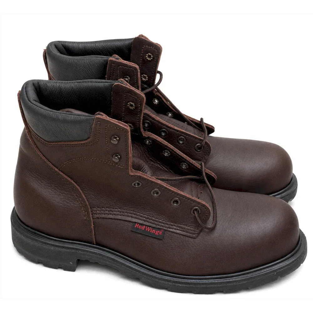 NEW RED WING 2406 SUPERSOLE 2.0 6-INCH SAFETY TOE BOOTS SZ 10.5 B